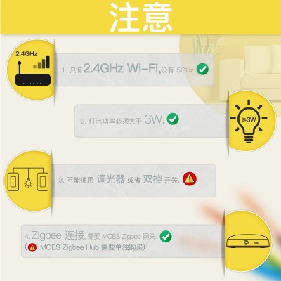 zigbee涂鸦智能家居按键开关单零火通用定时语音遥控智能开关图2