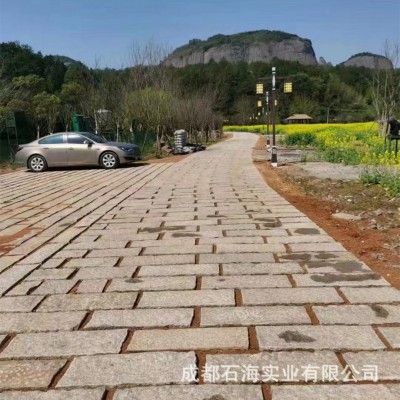 踏步石汀步石踏脚垫板天然石材自然防滑庭院花园公园铺路仿古家用图4