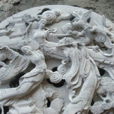外墙花岗岩浮雕石雕寺庙刻字影壁建筑 腾磊石材图1