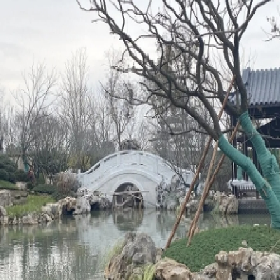 供应汉白玉石桥栏杆 石雕拱桥 适用于园林景观 造型丰富 可定制图2