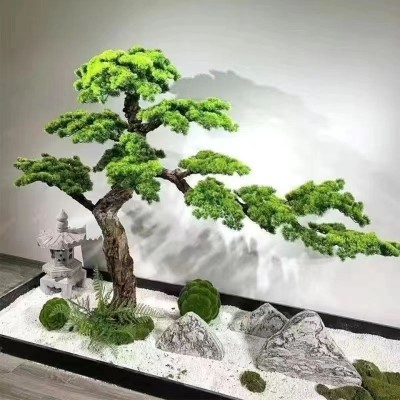 雪浪石泰山石自然雪浪石切片别墅园林庭院枯山水微景观图3