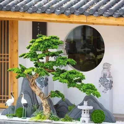 雪浪石泰山石自然雪浪石切片别墅园林庭院枯山水微景观图2