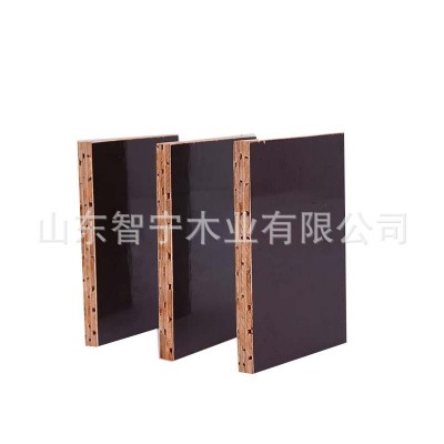东营镜面竹胶板黑色覆膜建筑模板加厚胶合板工地用混凝土模板图2