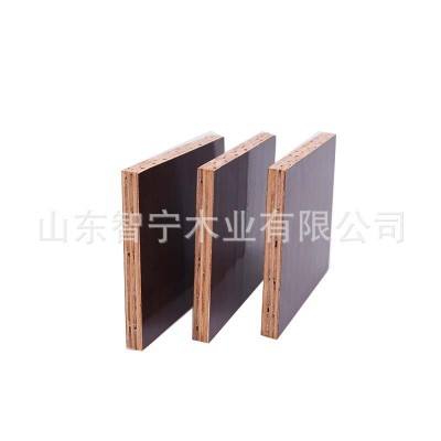 东营镜面竹胶板黑色覆膜建筑模板加厚胶合板工地用混凝土模板图4