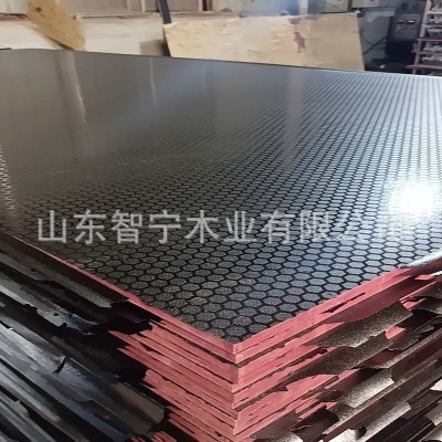桦木覆膜板 厂家批发建筑木板舞台防滑木板 清水工程模板价格实惠图4