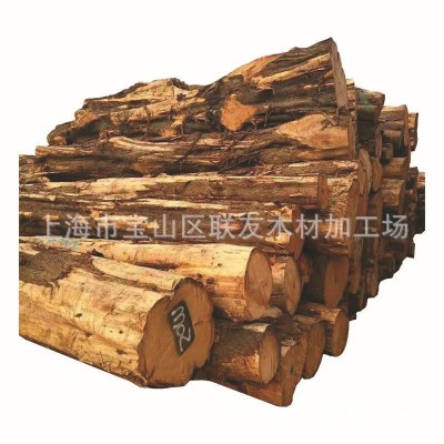 长期批发柏树原木 柏木原木 圆柱 棺木寿材 仿古建筑木材图4