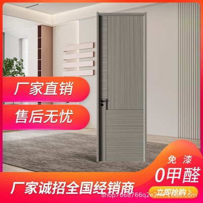新款卧室门木门碳晶门实木室内房间一整套门降噪隔音免漆厂家批发图2