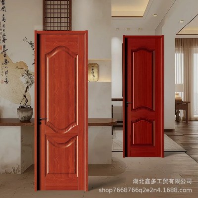 房间门卧室门入户门加厚生态门隔音降噪防火防潮一整套批发包邮图4