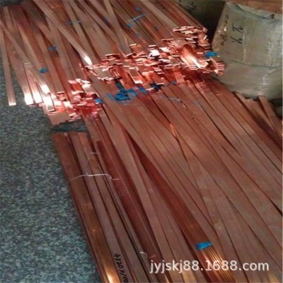 T2紫铜扁板3x12 5x12 10x25 4x40 10x30mm纯铜圆棒 镀锡紫铜排条图4