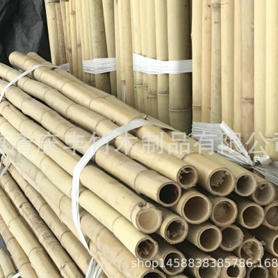 厂家源头批发深加工熏蒸装潢装饰装修黄竹竿白竹干竹子图4