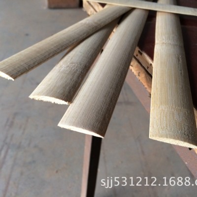 加工特殊竹制品 碳化竹片 方形竹条 竹片 半弧竹片 风筝骨架图3