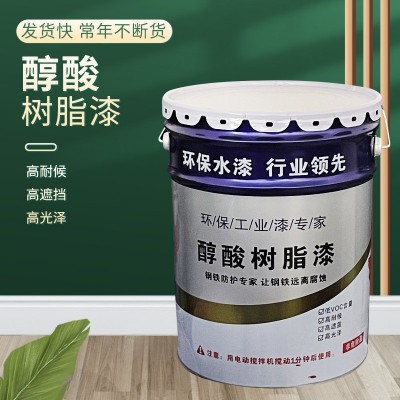 醇酸树脂漆 金属漆 防腐防锈 彩钢翻新 钢结构 各种金属图5