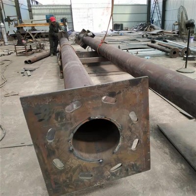 交通标志杆单悬臂F杆 L型立柱道路指路指示牌 热镀锌杆件厂家批发图3