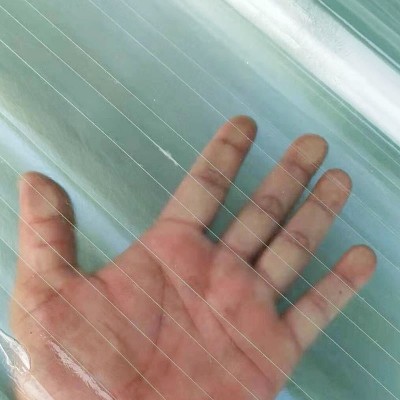 FRP玻璃钢采光瓦透明采光板塑料屋顶阳光板瓦防腐840透明彩钢瓦图2
