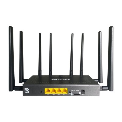 铁壳5G插卡路由器双频3000兆智能双核MT7981B无线路由器 wifi6厂家图4