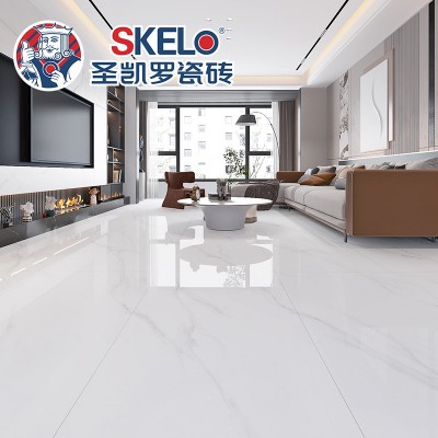 圣凯罗 简约灰色大板瓷砖地砖750x1500客厅通体大理石防滑地板砖图4