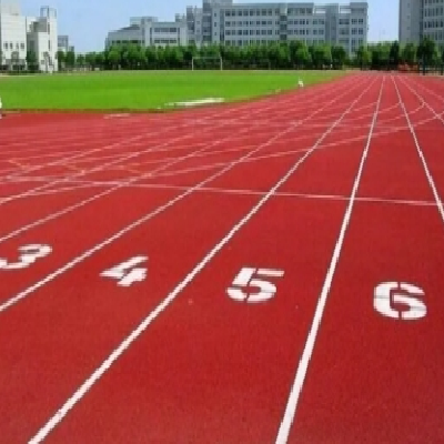 立美13mm预制型塑胶跑道 操场运动场地地板施工图5
