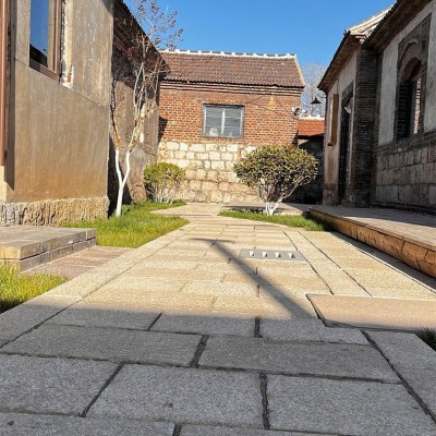 老石板地铺石做旧石花岗岩仿古石台阶石菠萝面自然面大量批发零售图2