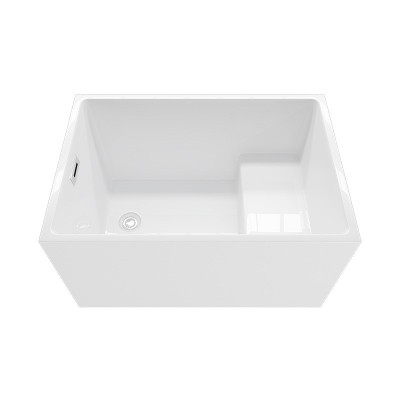 方形带座位人气款式家用亚克力独立小浴缸 勤探新品 QT-075A