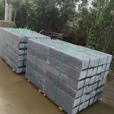 芝麻黑路沿石 厂家供应花岗岩石材大理石道路侧石 市政工程路牙石图4