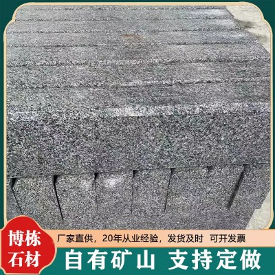 芝麻黑路沿石 厂家供应花岗岩石材大理石道路侧石 市政工程路牙石