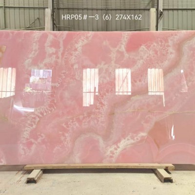 粉玉大理石边几 法式轻奢小茶几台面粉色大理石地砖装饰图5