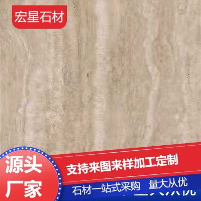 加工定制西班牙米黄大理石 现代装修石材 别墅门套线条台阶踏步图2
