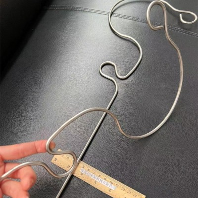 304不锈钢线折弯 5mm线径弹簧线折弯挂钩挂具 金属挂件线成型加工
