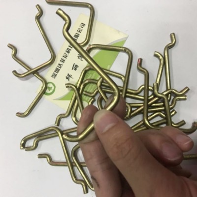 厂家加工黄铜棒折弯 H62黄铜细棒折弯挂钩 挂具 线成型折弯提供图3