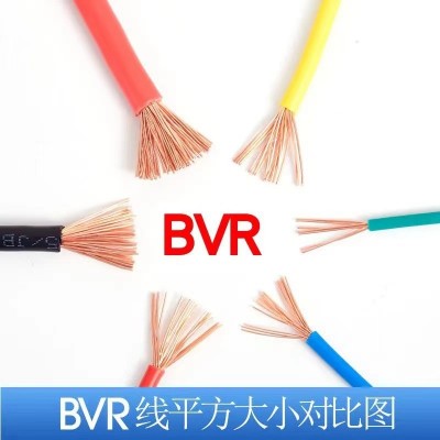 bvr工程单芯多股软电线 2.5/4/6平方阻燃纯铜家装电源线BVR电缆线图5