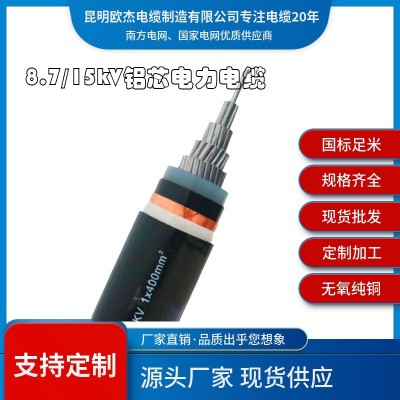 厂家批发国标铝芯JKLYJ铝芯1芯高压电缆铠装电缆10kv平方电缆电线图2