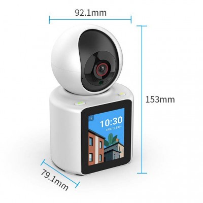 一键视频通话360度监控无线wifi手机远程看家双向可视家用摄像头图3