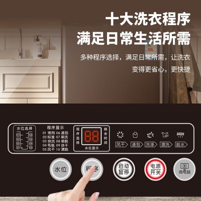 全自动家用小型蓝光洗脱一体租房大容量洗衣机---下单前咨询客服图4