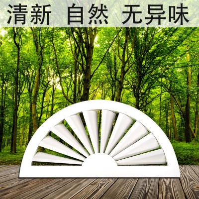 厂家销售实木扇形百叶窗户欧式活动百叶透气窗活动百叶窗直销图3