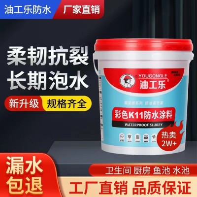 鱼池防水涂料卫生间js水池游泳池K11厕所浴室外墙补漏材料 防水漆图2