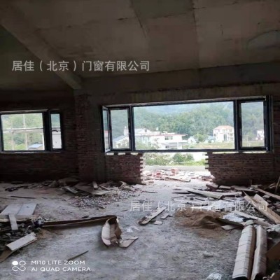江西吉安安装实例海螺断桥铝门窗平开窗系统窗封阳台落地窗图4