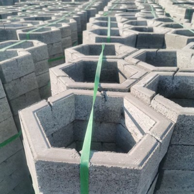 水泥六角空心护坡砖六棱砖高速路马蹄护坡砖六角植草砖图4