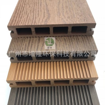 环林供应PE木塑材料户外地板塑木地板木塑地板厂家直销木塑140*25图1
