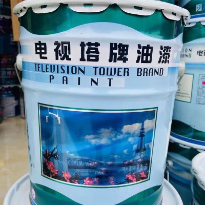 广州电视塔酯胶磁漆 厂家直供小桶装防锈油漆 铁红色金属防锈漆图2