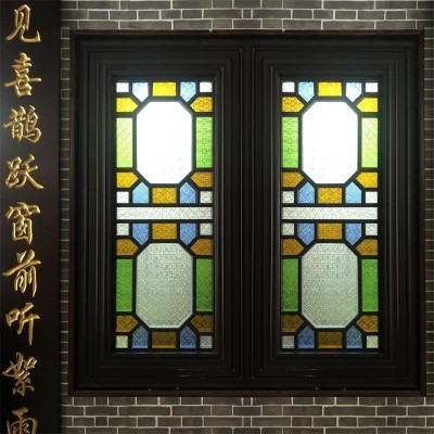 厂家直供各种品质 实木满洲窗 木工艺品 品质保障 快速发货图2