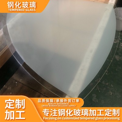 钢化玻璃 定 制 展柜机器桌面家居家具台面加工 厂图2