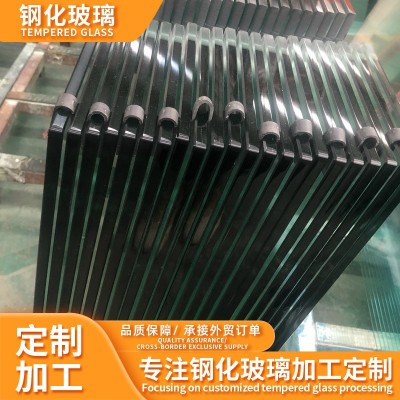 钢化玻璃 加工 定制 建筑办公室装修玻璃 可出口国内外 珠海厂图1