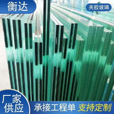 夹胶夹层钢化玻璃pvb安全玻璃隔断护栏雨棚扶梯幕墙源头厂家图1