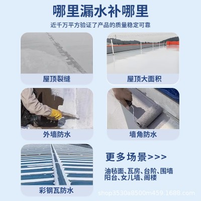 防水涂料卫生间地面墙面补漏防漏通用型厨房阳台水泥专业防水胶图2
