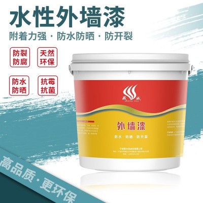 水性外墙漆防水防晒乳胶漆室外防水涂料自刷彩色水泥墙面漆图3
