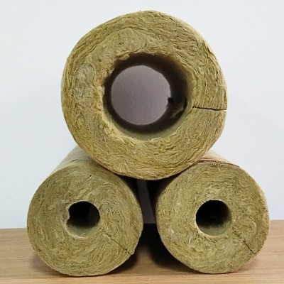 保温系统带铝箔岩棉管 隔热保温材料岩棉管 建筑外墙岩棉保温管图2