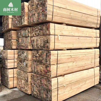 供应建筑木方花旗松建筑口料SPF加松工程木方材料 木托盘料加工图4