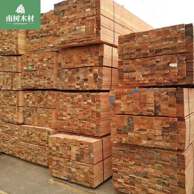 供应建筑木方花旗松建筑口料SPF加松工程木方材料 木托盘料加工图1