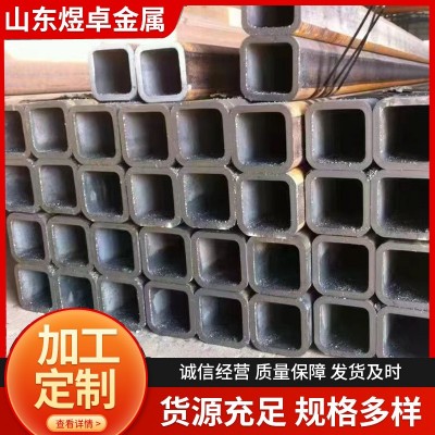方管 黑铁管 幕墙工程镀锌无缝现货厂家厚壁焊接方管矩形管现货规图3