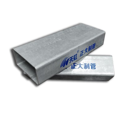 方管钢材40*60*80钢铁 q235低合金热镀锌方矩黑方 大口径镀锌方管图5